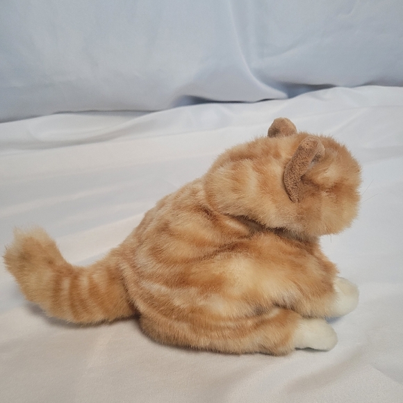Folkmanis Orange Tabby Cat Plush Hand Puppet 8" - Picture 4 of 10